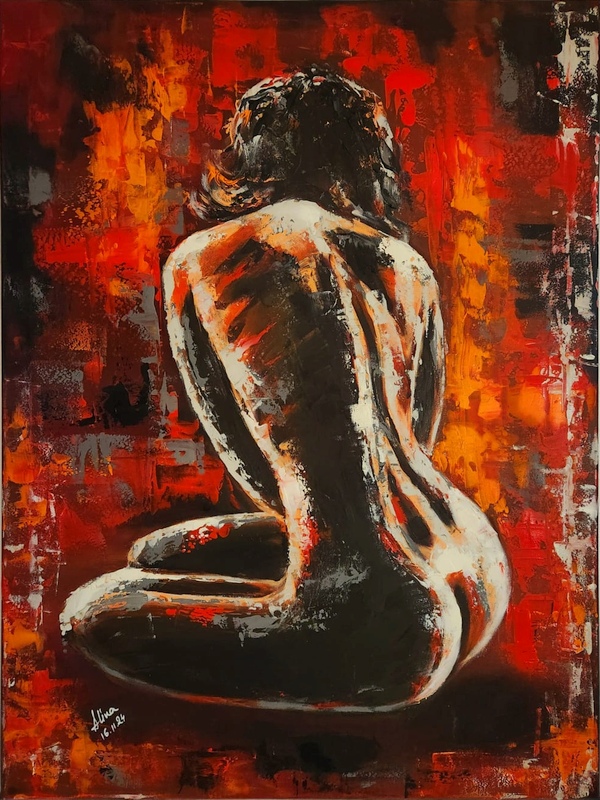 ArteDiAlina.com painting: Light my fire